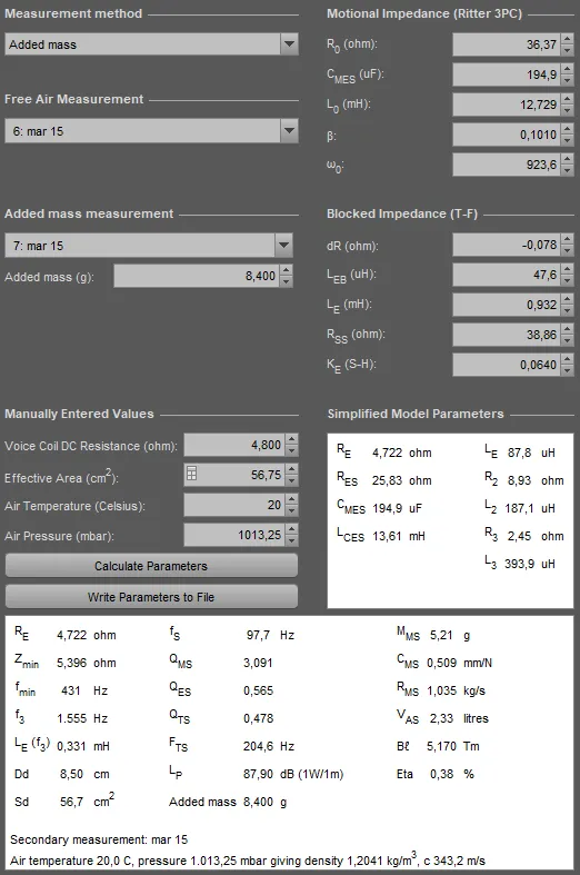 Thiele-Small Parameters
